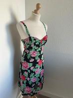 King Louie maat M zomer bloemen jurk 1597, Maat 38/40 (M), Zwart, Ophalen of Verzenden, Zo goed als nieuw