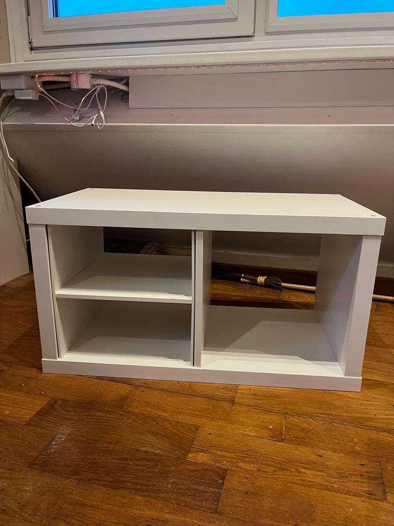 4x IKEA Kallax kasten wit (2 vakken), Huis en Inrichting, Kasten | Overige, Gebruikt, Ophalen