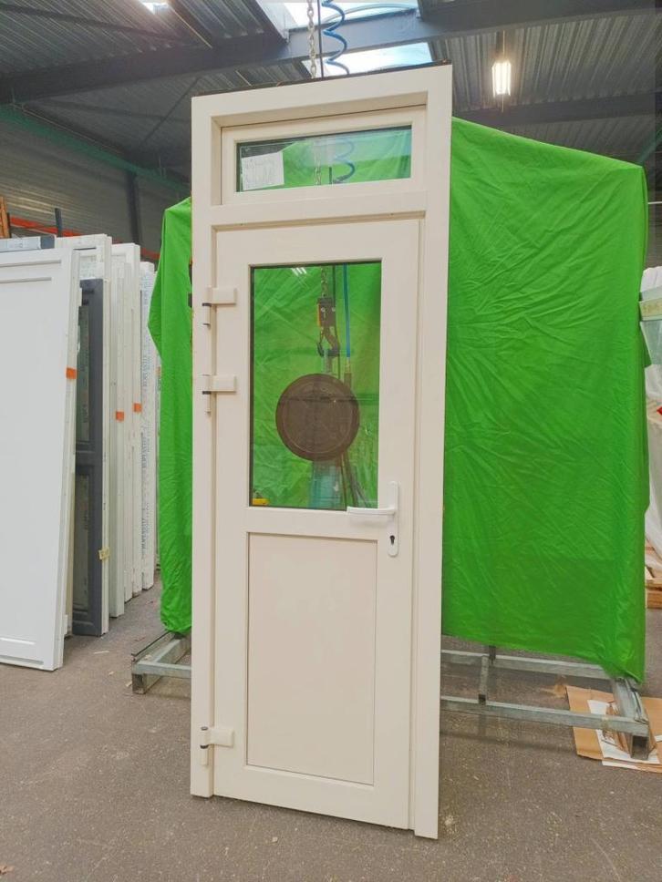 Kunststof Buitendeur  b88 x h245 cm -2069-, Doe-het-zelf en Verbouw, Deuren en Horren, Gebruikt, Buitendeur, 215 cm of meer, 80 tot 100 cm