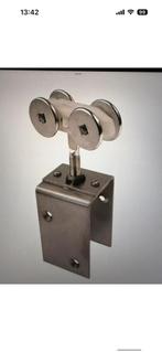 Schuifdeur rollen., Doe-het-zelf en Verbouw, Hang- en Sluitwerk, Ophalen of Verzenden, Nieuw, IJzer