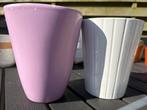 2x bliempot voor orchidee, Tuin en Terras, Bloempotten, Kunststof, Gebruikt, Rond, Ophalen of Verzenden