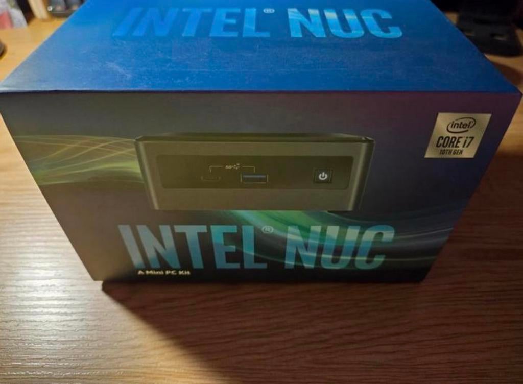 Intel NUC 10I7FNH 10 gen i7, Computers en Software, Desktop Pc's, 256 GB, Intel NUC, Ophalen of Verzenden, Zo goed als nieuw