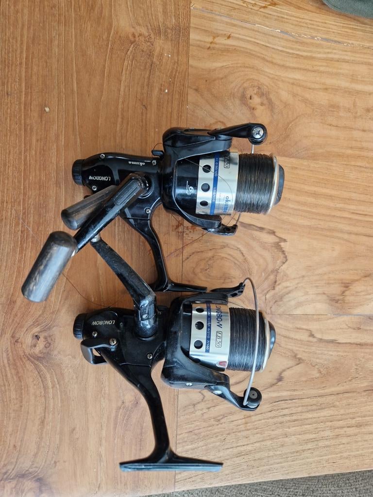 okuma baitrunner lb 50 2x, Watersport en Boten, Hengelsport | Karpervissen, Ophalen of Verzenden, Gebruikt, Molen