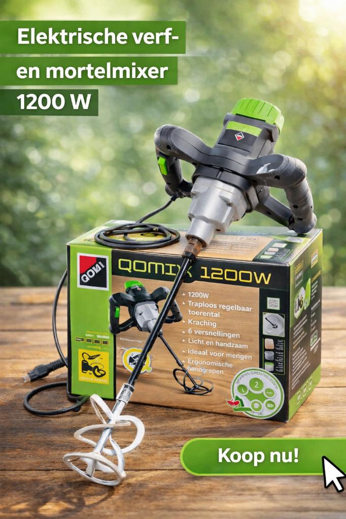 Mixer voor gips 1200 wat €60, Ophalen of Verzenden, Zo goed als nieuw, Overige typen