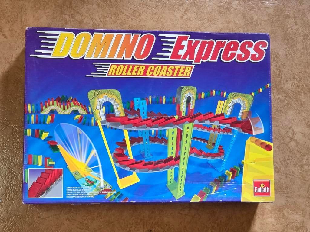 Doos: Domino Express Roller Coaster - Goliath, Kinderen en Baby's, Speelgoed | Bouwstenen, Ophalen of Verzenden, Gebruikt