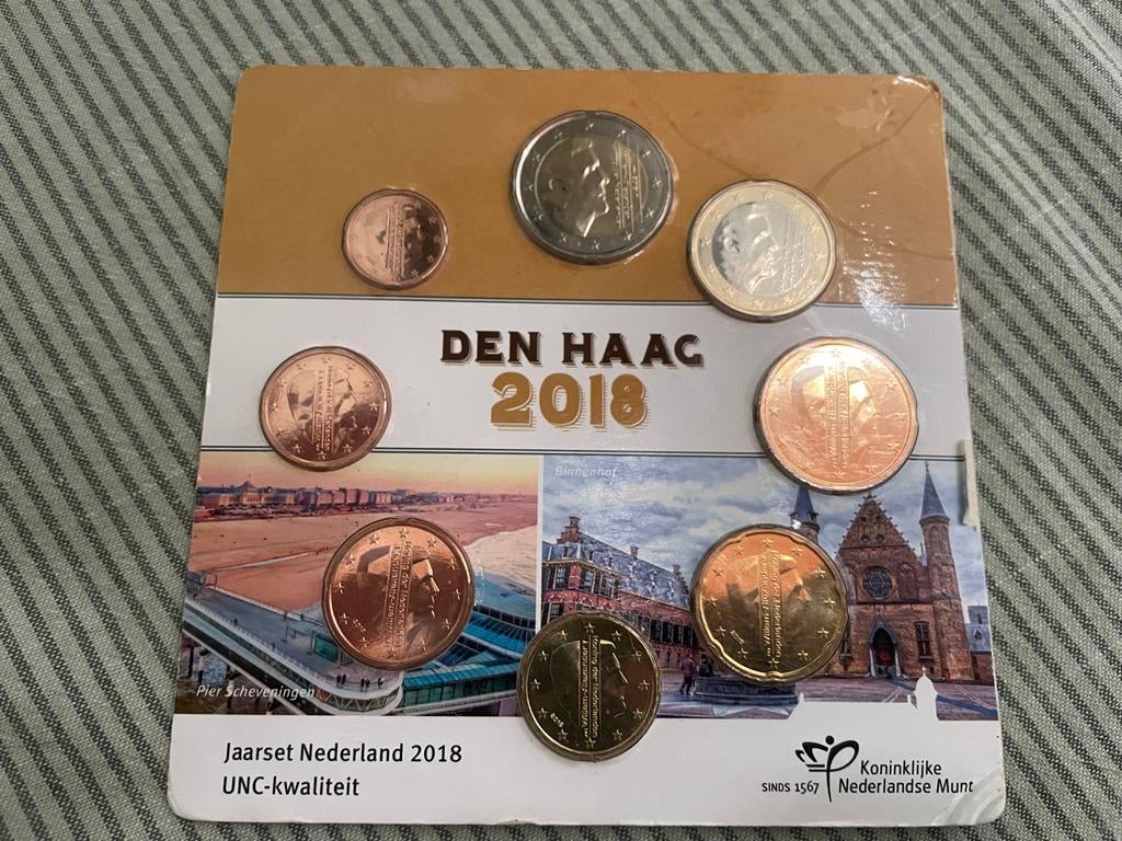 Jaarset Nederland 2018 UNC-kwaliteit - Den Haag, Postzegels en Munten, Munten | Nederland, Ophalen of Verzenden, Koningin Beatrix