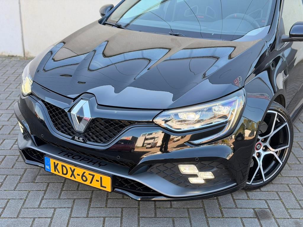 Renault Mégane 1.8 TCe 300 RS Trophy Recaro Brembo 4Control, Gebruikt, 4 cilinders, Alcantara, Zwart