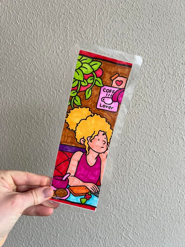 Handgemaakte geplastificeerde boekenlegger, Verzenden, Nieuw, Overige onderwerpen