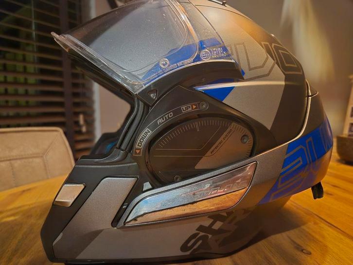 Shark Evo One Systeemhelm, Motoren, Kleding | Motorhelmen, Dames, Heren, Systeemhelm, M, Shark, Tweedehands, Ophalen of Verzenden