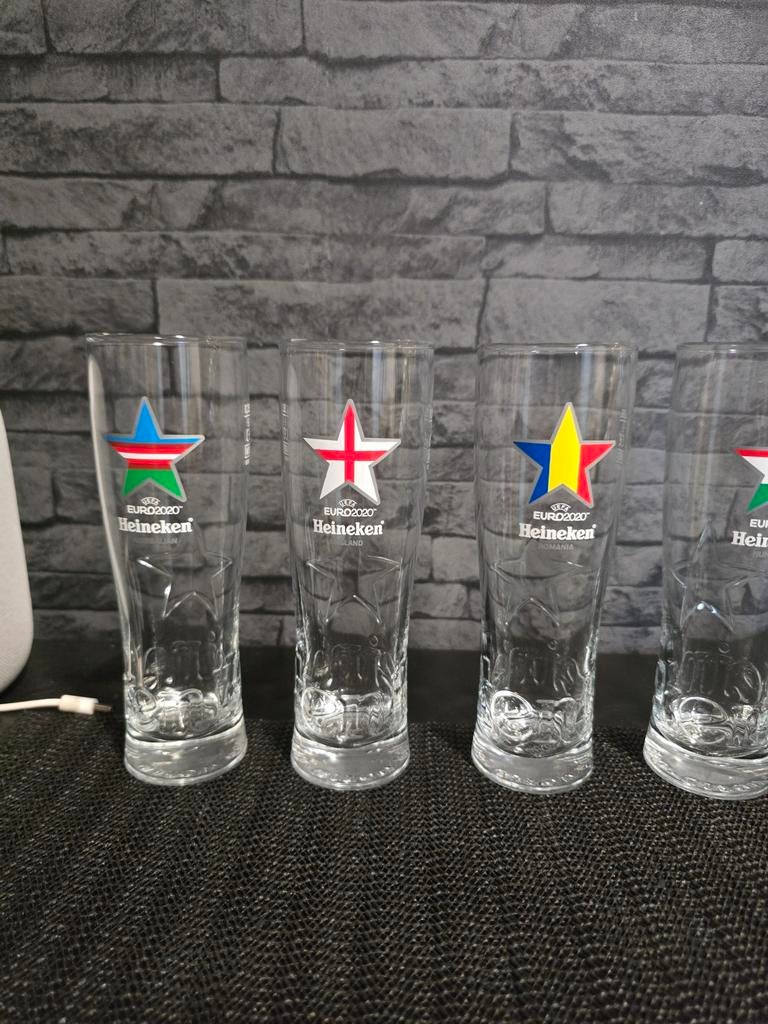 UEFA Euro 2020 Heineken glazen, Verzamelen, Ophalen of Verzenden