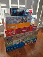 7 Legpuzzels te Koop -  oa Wasgij, Ophalen of Verzenden, 500 t/m 1500 stukjes, Gebruikt, Legpuzzel