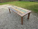 Tekoop hardhout balie look tafel, Ophalen, Minder dan 130 cm