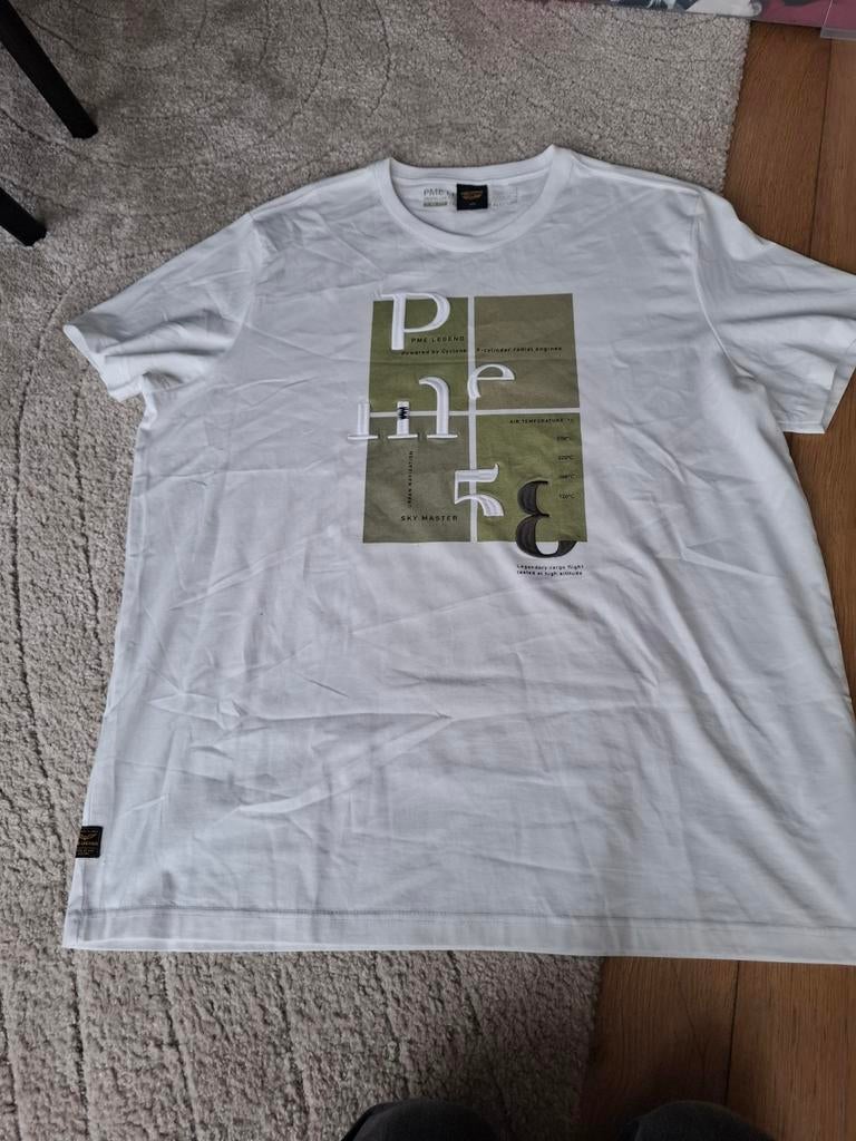 PME Legend Pall Mall T-shirt Wit Heren XXXL Nieuwstaat, Ophalen of Verzenden