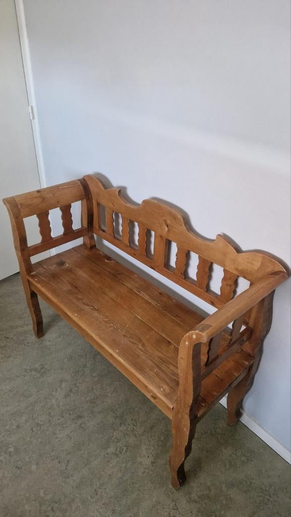 Bankje antiek, Antiek en Kunst, Antiek | Meubels | Stoelen en Banken, Ophalen