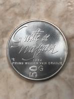 50 gulden 1984, zilver, Willem van Oranje, Nederland., Postzegels en Munten, Munten | Nederland, Verzenden, Koningin Beatrix, Zilver