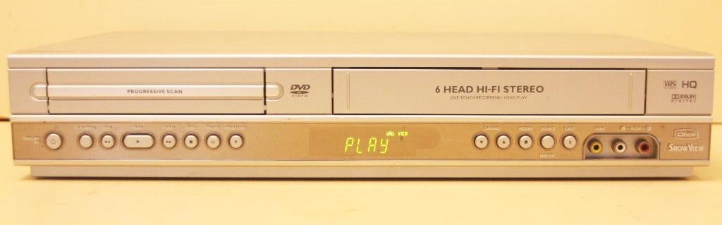 Philips Videorecorder & DVD In Eén Toestel / Kopiëren kan!, Ophalen of Verzenden, Zo goed als nieuw