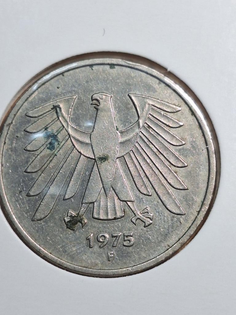 DUITSLAND 5 mark 1976 (#95), Postzegels en Munten, Munten | Europa | Niet-Euromunten, Ophalen of Verzenden, Duitsland, Losse munt