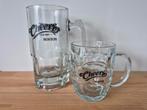 'Cheers' Boston vintage glazen bierpullen, Ophalen of Verzenden, Zo goed als nieuw, Bierglas