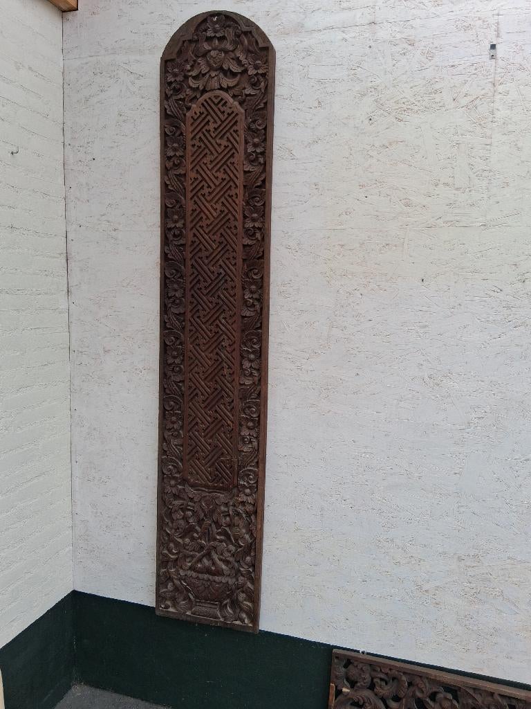 BALI Houtsnijwerk panelen, Antiek en Kunst, Kunst | Beelden en Houtsnijwerken, Ophalen