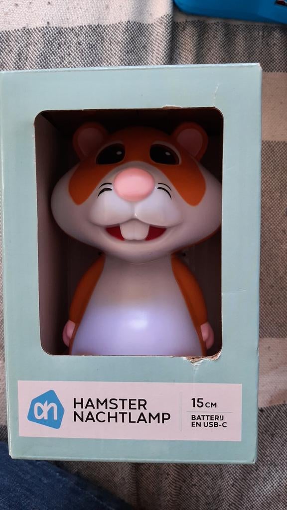 Hamster nachtlamp..nieuw in doos, Ophalen, Nieuw