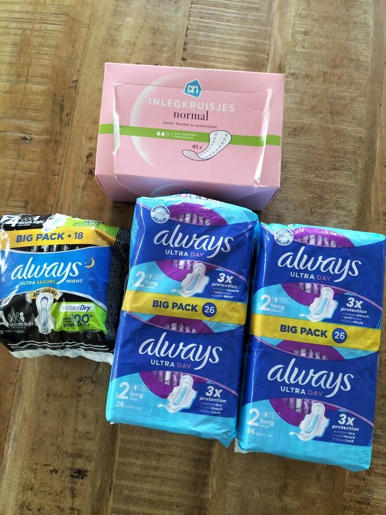 Gratis menstruatie materiaal, Diversen, Ophalen