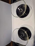 Leerdam of Maastricht glazenmet paarse voet Leerdam of, Ophalen of Verzenden