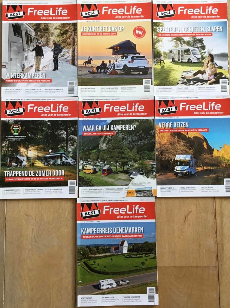 ACSI FreeLife Magazine - Jaargang 2025 (7 nummers), Ophalen of Verzenden, Gelezen, Overige typen