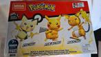 Mega Construx Pokémon Pichu Pikachu Raichu Evolutie Trio, Ophalen of Verzenden, Zo goed als nieuw, Megabloks