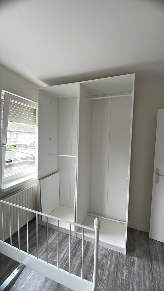 2x IKEA PAX kast met planken en stangen, Ophalen, Gebruikt, 100 tot 150 cm, 200 cm of meer