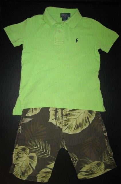 Stoere blader print H&M short maat 98., Kinderen en Baby's, Kinderkleding | Maat 98, Broek, Verzenden, H&M, Zo goed als nieuw