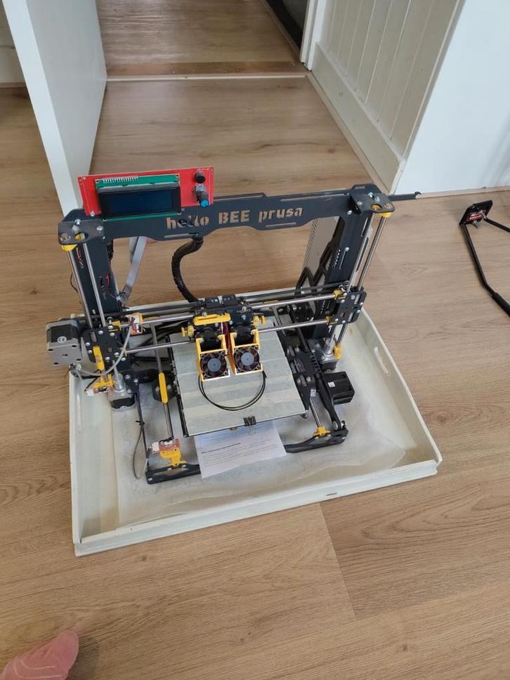 Hello BEE Prusa 3D-printer - Zo goed als nieuw, Computers en Software, 3D Printers, Zo goed als nieuw, Ophalen