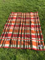 Wollen plaid – Nederlandse Wolfederatie – geruit, Ophalen of Verzenden, Gebruikt
