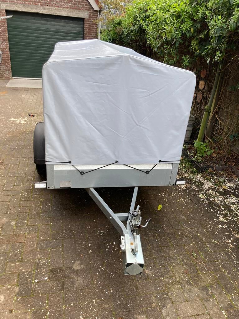 Humbaur aanhanger met huif, vakantie, verhuizen, verbouwing,, Ophalen, Gebruikt