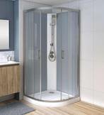 Vrijstaande Douchecabine 90x90 Kwartrond – Allibert HAPPY, Overige typen, Nieuw, Minder dan 100 cm, 25 tot 50 cm