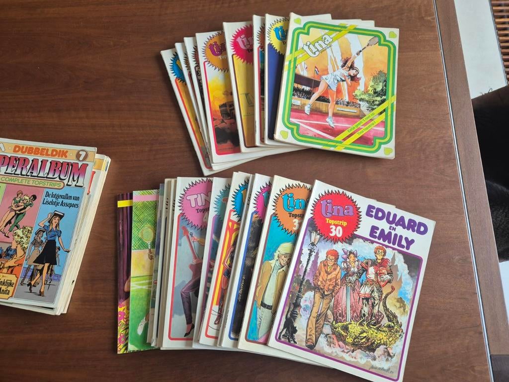 28 strips Tina Dubbeldik en Tina topstrip, Meerdere comics, Ophalen of Verzenden, Gelezen, Europa