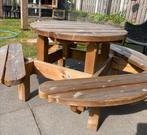 Talen Kinderpicknicktafel Rond - Hout, 130 cm diameter, Gebruikt, Rond, Hout, Ophalen