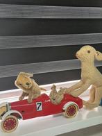 Antieke Steiff verzameling te koop met knop! Incl. Auto, Antiek en Kunst, Ophalen of Verzenden