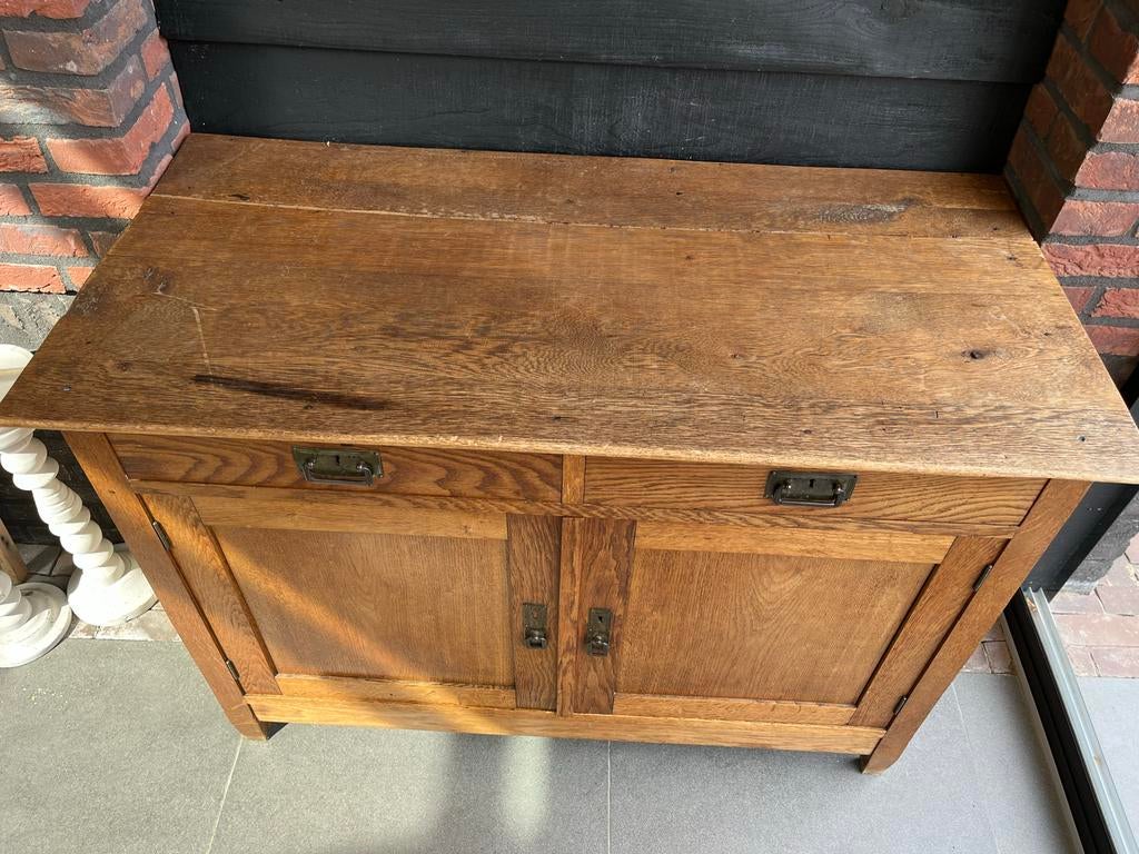 Houten kastje met lades en deurtjes, Huis en Inrichting, Kasten | Overige, Ophalen, Gebruikt