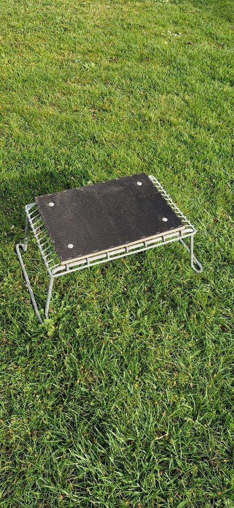 Opstap voor caravan, Ophalen