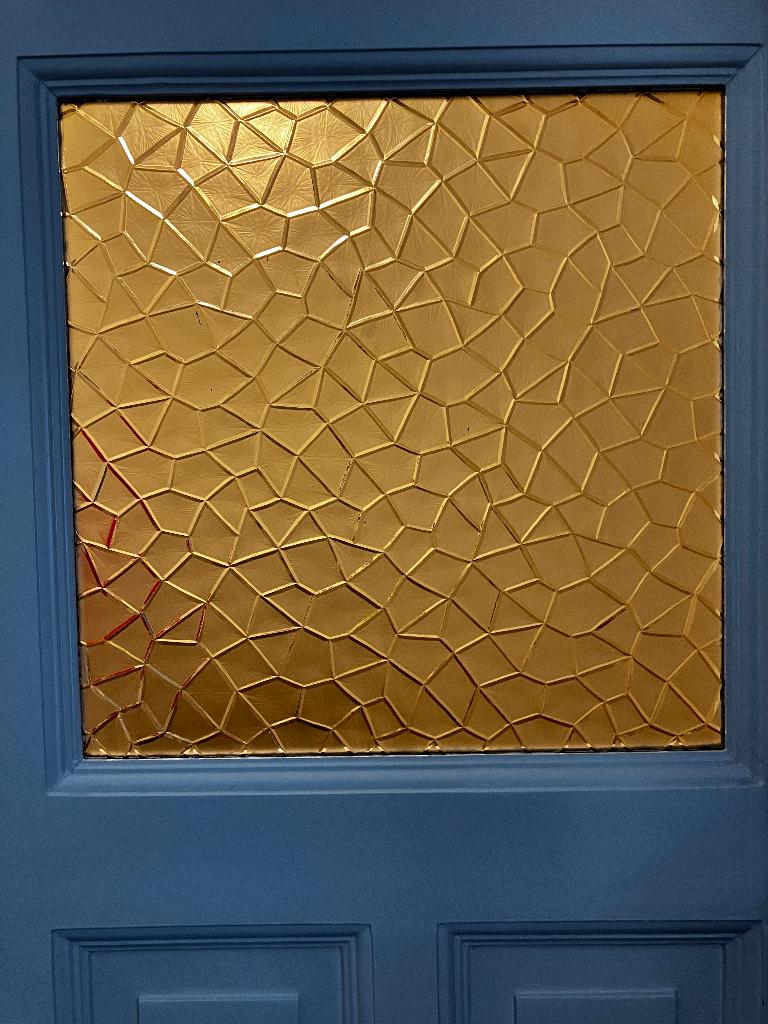 GEZOCHT: ruit voor binnendeur jaren 20/30, Ophalen of Verzenden, Minder dan 80 cm, Glasplaat, 80 tot 120 cm