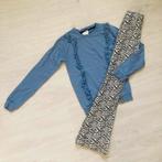 Prachtige set merkkleding mt 146/152 flair broek + sweater, Ophalen of Verzenden, Zo goed als nieuw, Meisje, Setje