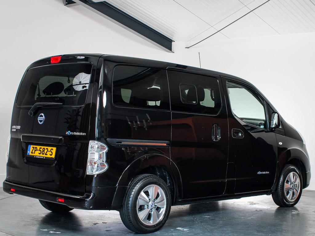 Nissan e-NV200 Evalia 40 kWh Connect Edition 7-Persoons, Stof, 7 stoelen, Zwart, Origineel Nederlands