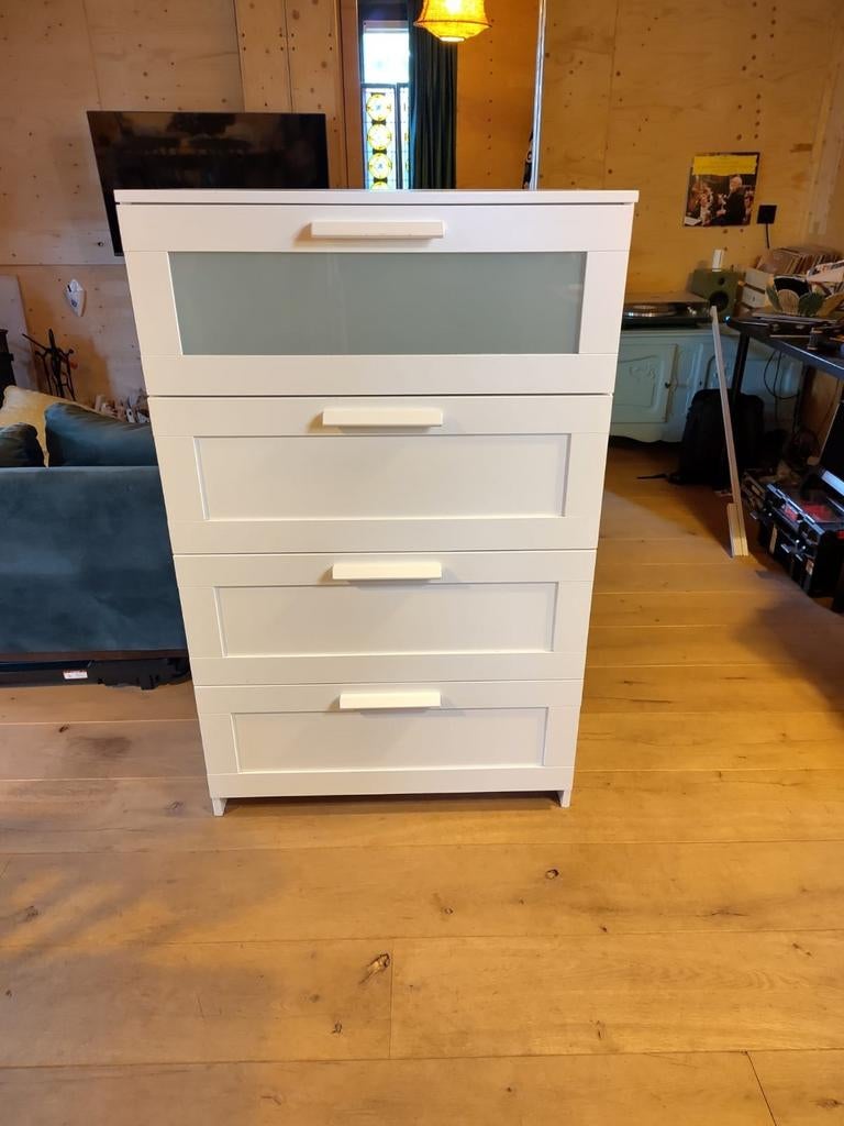 Ikea Brimnes kast met 4 lades, Ophalen, Gebruikt, 50 tot 100 cm, Minder dan 100 cm