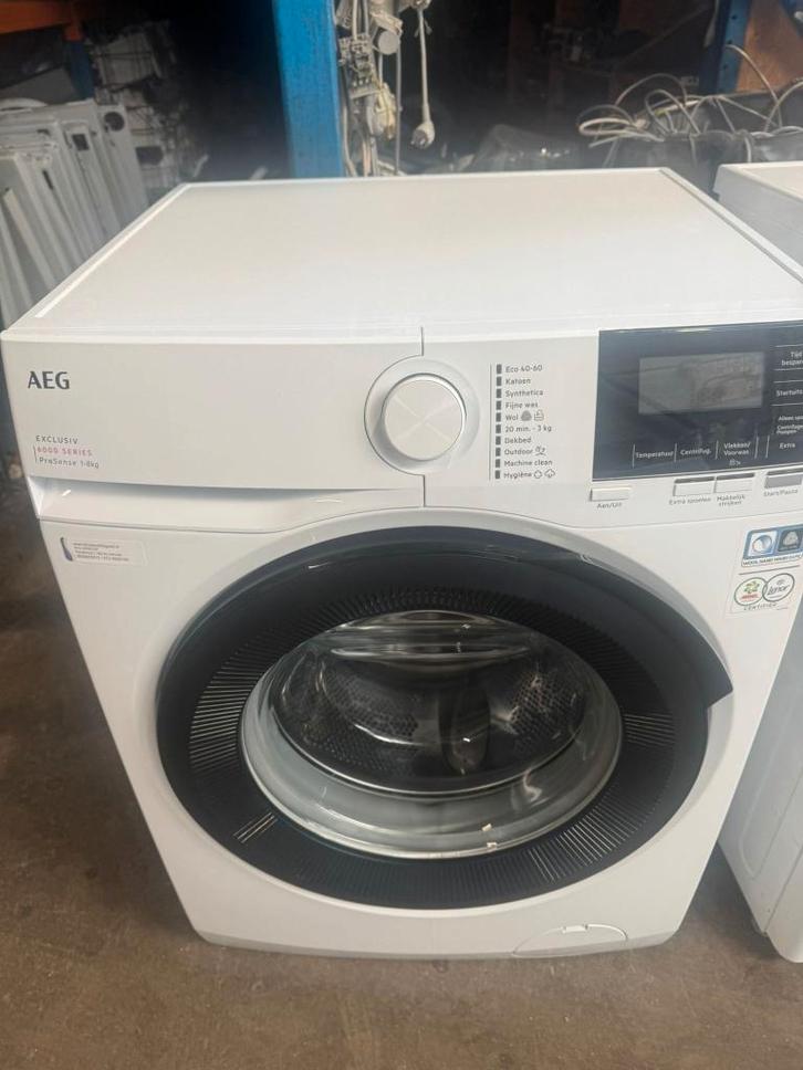 AEG Wasmachine 6000 serie schoon garantie, Witgoed en Apparatuur, Wasmachines, Gebruikt, Voorlader, 6 tot 8 kg, 85 tot 90 cm, 1200 tot 1600 toeren