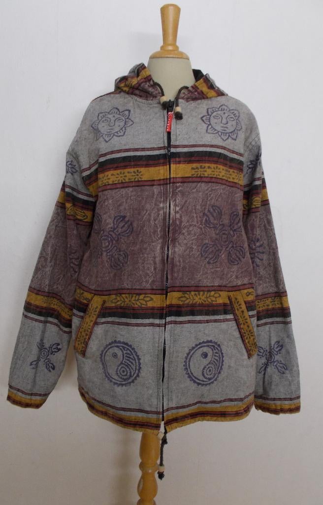 Unisex windstopper vest met capuchon ( made in Nepal)L/XL, Verzenden, Zo goed als nieuw, Maat 42/44 (L), Bruin