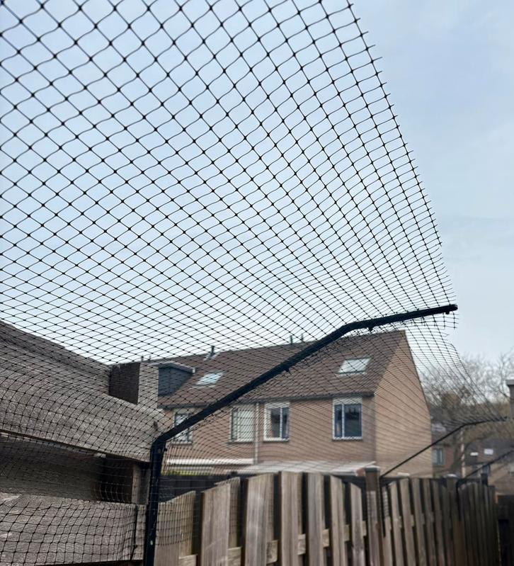 Kattengaas tuinafzetting 6 beugels + extra ander merk, Dieren en Toebehoren, Katten-accessoires, Gebruikt, Ophalen