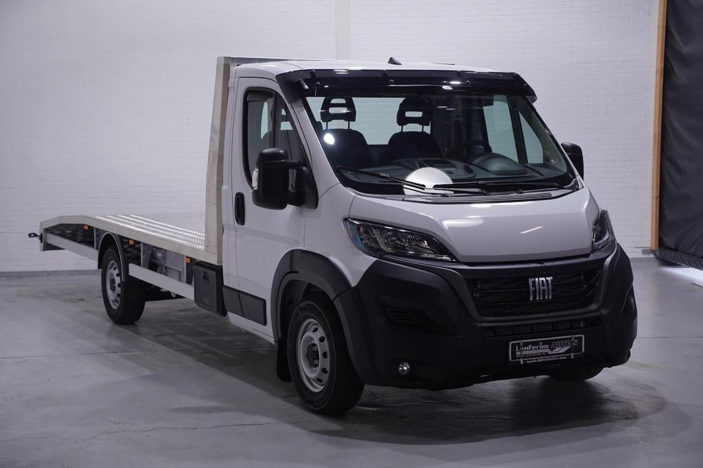 Fiat Ducato 2.2 MJet 140 pk L4 Autotransporter Airco, BPM vr, Voorwielaandrijving, Stof, Gebruikt, 4 cilinders