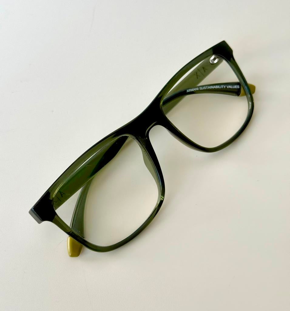 Armani Exchange AX3101U brilmontuur - transparant legergroen, Sieraden, Tassen en Uiterlijk, Zonnebrillen en Brillen | Dames, Overige merken