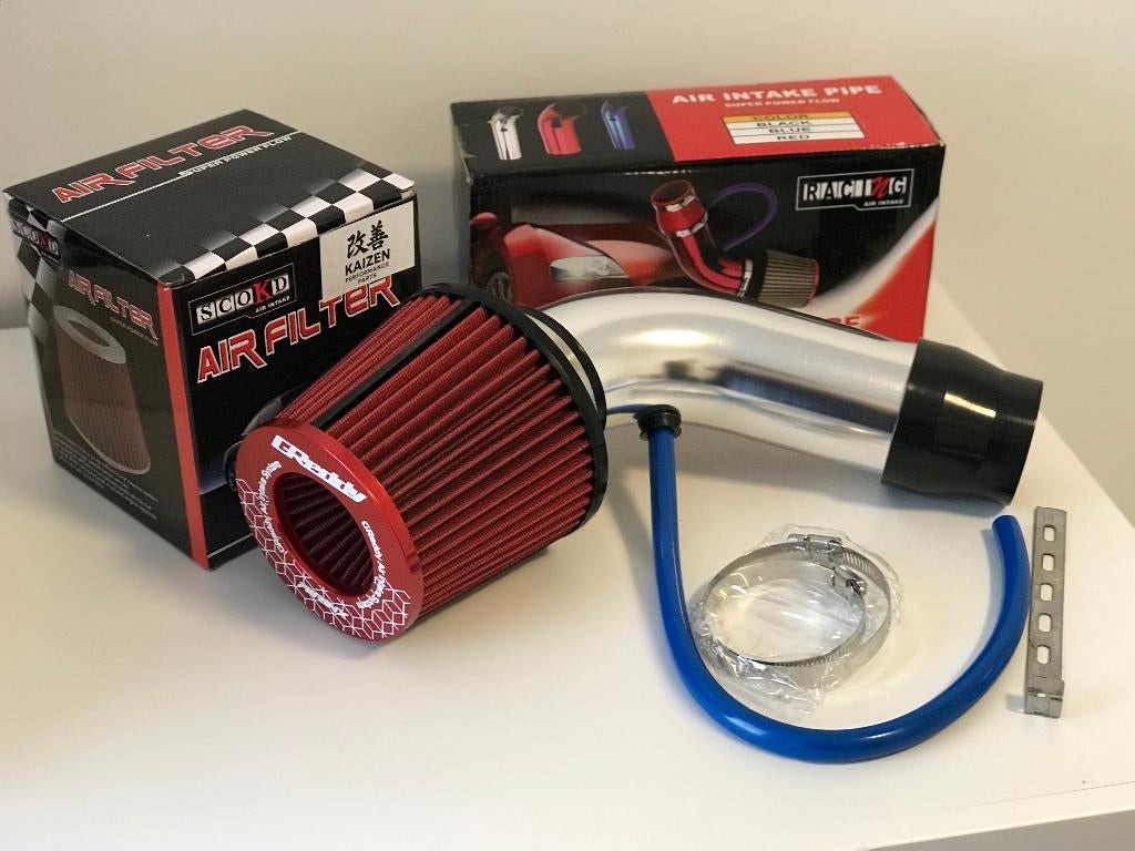 Sporfilter met inlaatbuis set cold air intake universeel, Ophalen of Verzenden, Nieuw, Overige automerken