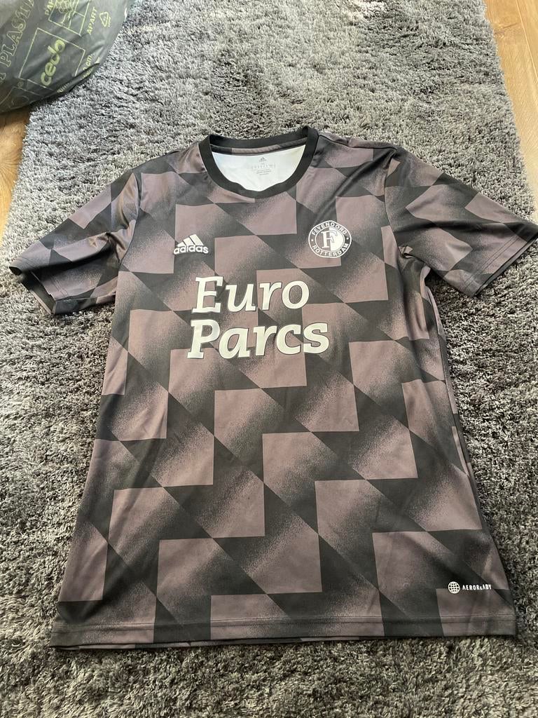 Feyenoord Trainingsshirt 2023/2024 Maat M, Ophalen of Verzenden, Zo goed als nieuw, Maat 48/50 (M), Grijs